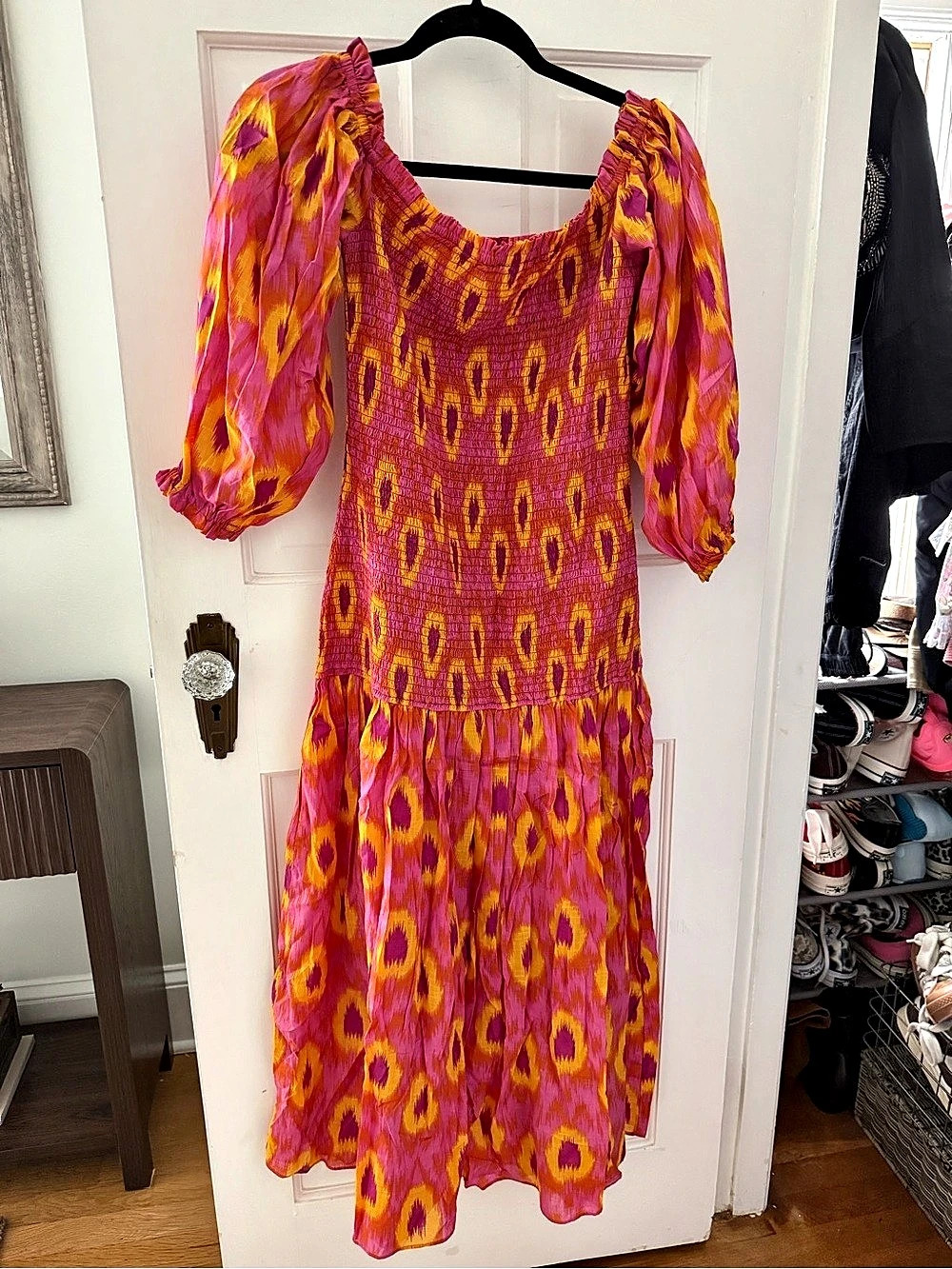 ZARA Abstract Maxi Dress